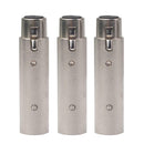 3Pin XLR Female to to 5Pin XLR Male Converter Adapter for DIY HiFi Microphone