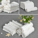 1pcs Baby NewBorn 100% Cotton Bath Wash Handkerchief Towel M2G7