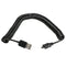Spiral Coiled USB 2.0 A Male to Micro USB B 5Pin Adaptor Spring Cable