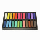 Non-Toxic Hair Chalk Temporary Hair Dye Color's Soft Pastels Salon Set Kit