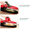 Mandoline Slicer - Upgraded Adjustable Vegetable Slicer with 5 Blades Peele Q3J5