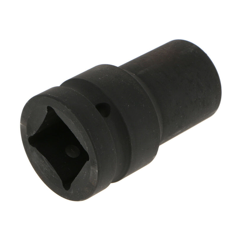 1-inch Square Drive 22mm Inner Hex 80mm Length Black Impact Socket