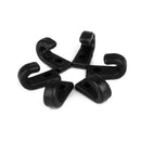 6pcs Nylon Lashing Hook Bungee J Hook for Kayak Canoe Paddle Board Dinghy