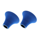 2 Pieces Belly Top Fishing Rod Holder Shock Absorption Install Rod Tail Blue