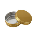 10Pcs Cans Screw Top Containers Aluminum Round Cans Travel Tins Storage Jar