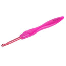 9pcs/lot Tool ABS Rainbow Plastic Handle Alumina Crochet Needle