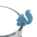 10x random Cute Fox Glass Label Silicone Tea Cup Markers Party Bar Accessorie FT