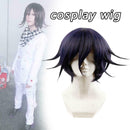 For Danganronpa V3 Ouma Kokichi Anime Short Gradient Costume Hair Wig Cospl T8W7