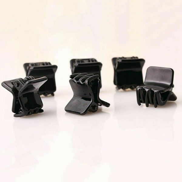Girls Fashion Black Plastic Mini Hairpin  Claws Hair Clip Top For Ladies C U0M7