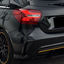 1Pair Car Black Abs Rear Bumper Splitter Spoilers Canard for Mercedes for B
