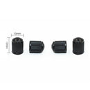 100pcs Black Plastic Wheels  Tire Valve Caps Lid Dust Cover for Auto SUV T KOA