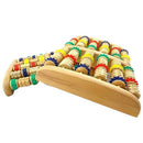 2Pcs Wooden Foot Massager Roller Reflexology for Stress Fitness Health Care