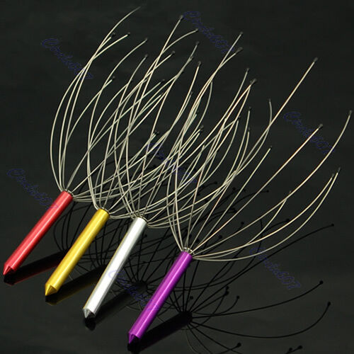 5pc Head Scalp Massager Massage Claw Stress Anxiety Tension Relax Tool Hair Care