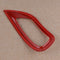 2pcs Red Rear Bumper Fog Light Lamp Cover Trim Decor Fit for Jeep Grand Cherokee
