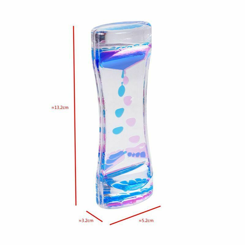 Liquid Timer Bubble Motion Drop Timer for Sensory Play Visual Bubble Gravit G7A7