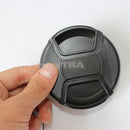 77mm New Center Pinch Snap on Front Cap For Sony Canon Nikon Lens Filters 3C
