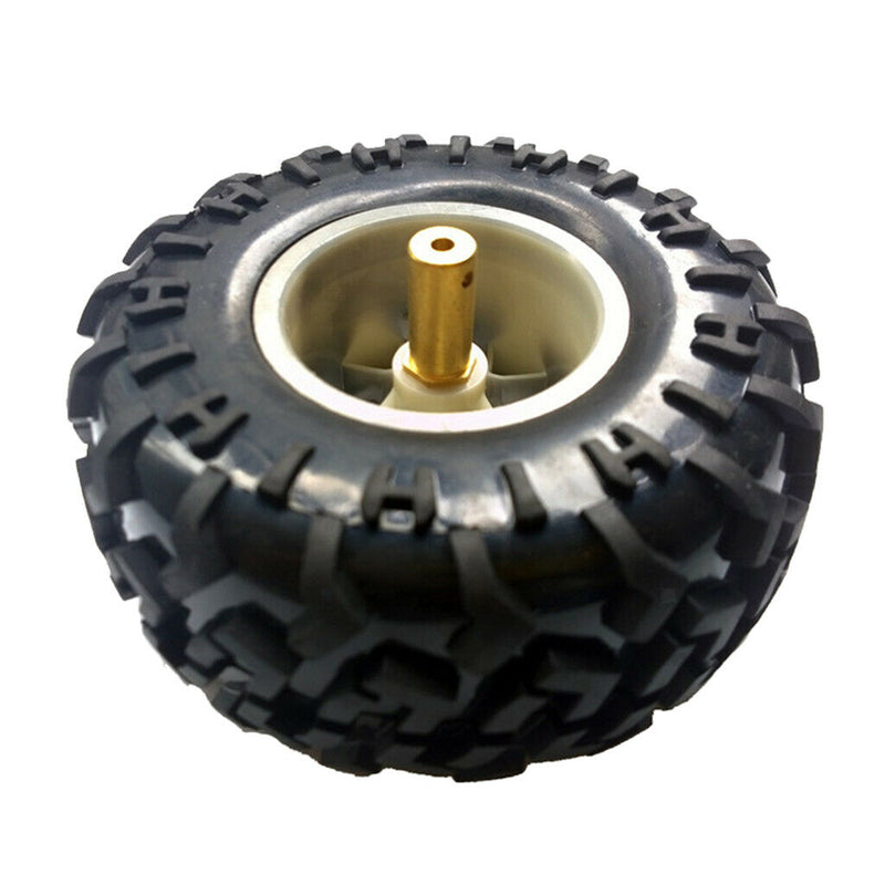 130mm Plating Hub Wheel Rims with Soft Rubber Tires for RC 1:10 On Road Car