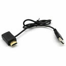 Hdmi Male To Female Connector + USB 2.0 Charger Cable Spliter Adapter Exten N1L6