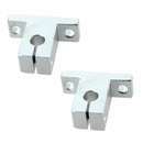 2Pcs SK8 8mm Linear Rail Shaft Clamping Guide Support for XYZ Table S2B5