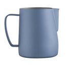 Stainless Espresso Milk Frothing Pitcher Latte Coffee Jug 600ml Light Blue