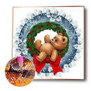 Full Drill Diamond Painting Xmas Animal Embroidery Rhinestone Art (JH043)