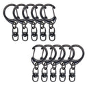 10x 42mm Metal Lobster Clasps Snap Hook Key Chain Ring Bag Parts DIY Crafts