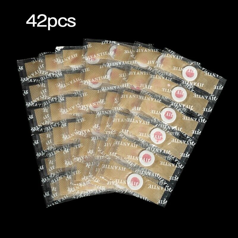 42Pcs Medical Plasters Foot Corn Removal Warts Thorn Patch Curative Patches E8M1