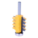 1/4 Inch  Shank Rail Reversible Finger Joint Glue Router Bit Tenon Woodwork A