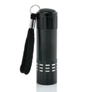 Mini UV Ultra Violet 9 LED Flashlight Blacklight Aluminum Torch Light Lamp CY