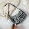 Fashion Zebra Print Women Handbag Tote Small PU Underarm Shoulder Bag (2)