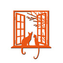 Metal Window Cat Cutting Dies DIY Decoration Home Scrapbooking Craft Paper  BX