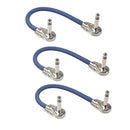 6.35mm Mono Male to 6.35 Male Guitar Pedal Braided Cable for Guitar Effect Pedal