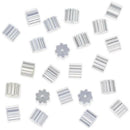 Petal Style Earring Wire Stopper (100PCS) Earring Safety Backs Rubber   Z