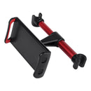 Car Rear Pillow Phone Holder 360 Rotation Tablet Back Seat Bracket (Red)