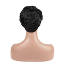 Sexy Short Human Hair Wigs Pixie Cut Real Brazilian Lace None Wig Wig Wave X9N8
