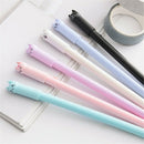 Expression Cartoon Cat Gel Pen Ballpoint Pen 0.5mm Multicolor Student Pen