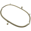 1PC Metal Purse Bag Frame Kiss Clasp Lock Bronze Tone 28.5cm x11.5cm