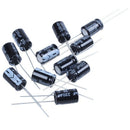 10 x 220uF 35V 105C Radial Electrolytic Capacitor 8x12mm