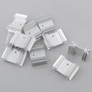 10Pieces Cooling Module,25x34x12mm Aluminum Heat Sink Heatsink Cooler Fin for