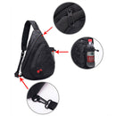 Men Waterproof Black Camouflage Small Chest Bag Boy Rucksack Male One Shoul L6T7