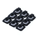 18 Pc line Cord Wire Line Organizer Clips Fixer Fastener Tidy Holder Desk W