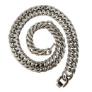 Women's Men's Stainless Steel Hip Hop Rough Cuban Curb Link Chain Necklace