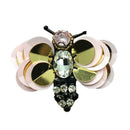 Handmade Rhinestone Beaded&Sequin Patches,Bees Cool Fashion Sew On Crystal