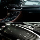 7D Glossy Carbon Fiber Vinyl Film Intrior Wrap Stickers 60" Film 12" Decals B0G9