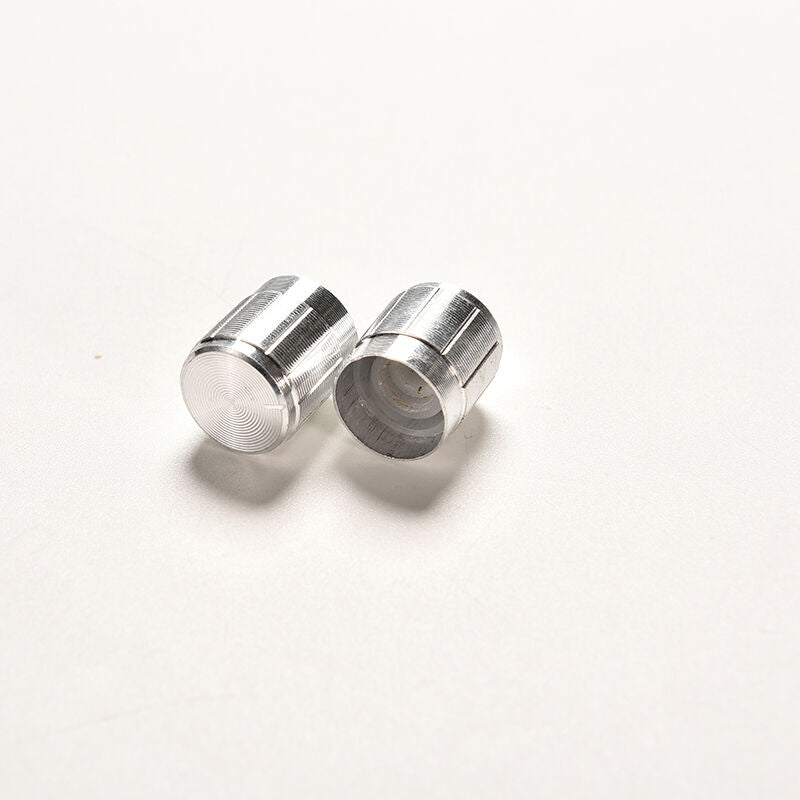 10PCS Aluminium Potentiometer Knobs Volume Control Amplifier Shaft 6MM Gift  FT