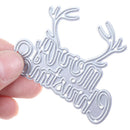 Merry Christmas Metal Cutting Dies Stencils DIY Scrapbooking Album Paper C JR