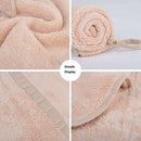Luxury Kitchen Cotton Hand Face Towel Towelette for Bathroom Kids Room Pink