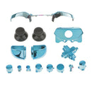 Set of 15 Chrome Replacement Buttons Bumper Trigger for NEW XBOX One Blue