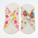 10 Pieces Womens Sanitary Pad Cloth Menstrual Pads Reusable Washable 7 inch