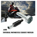 Universal Adjustable 48mm Exhaust Silencer Exhaust Muffler Exhaust Pipe